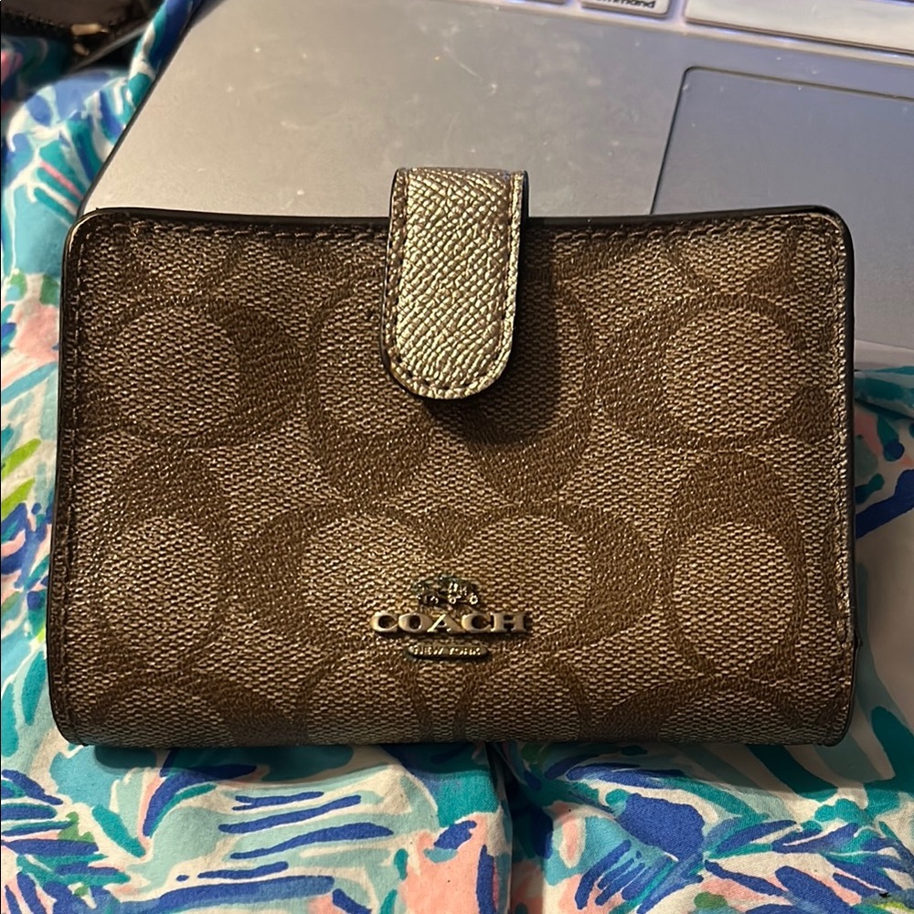 Coach Signature Brown Wallet